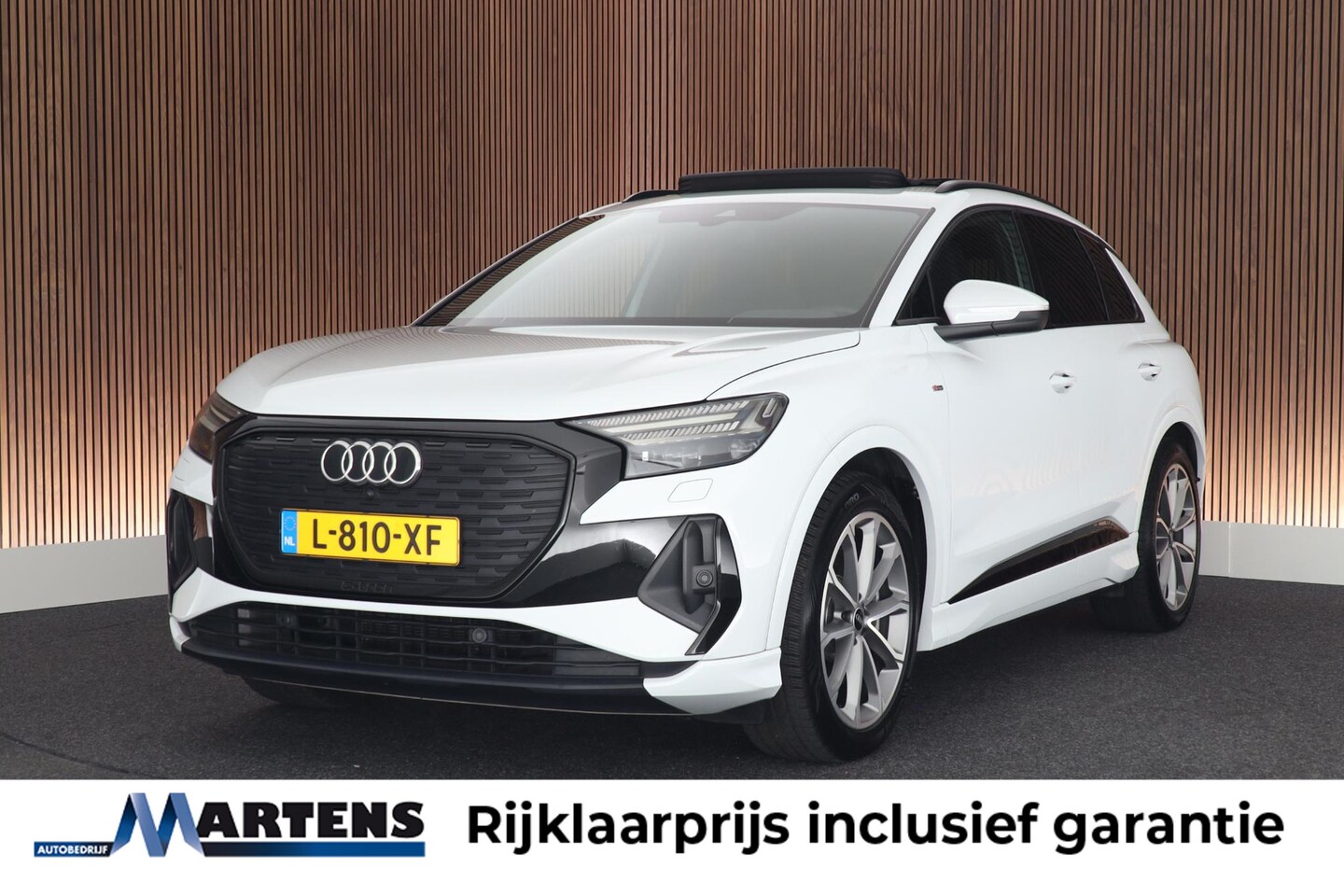 Audi Q4 e-tron - 40 Launch edition S Competition 204pk 77 kWh Trekhaak Camera Leder Keyless Stoelverwarming - AutoWereld.nl