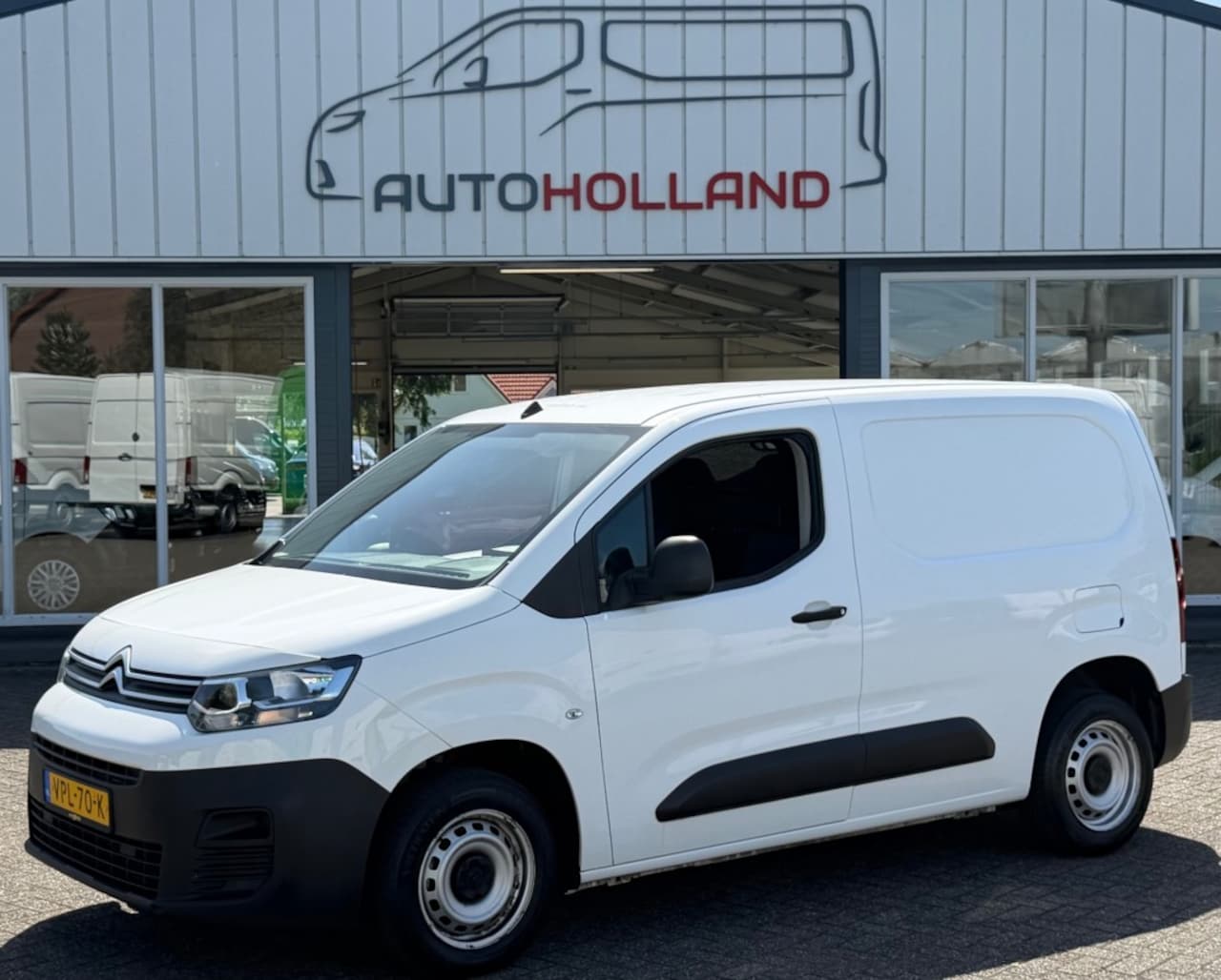 Citroën Berlingo - 1.5 BLEUHDI 75KW 102PK EURO 6 AIRCO/ ORIGINEEL AUDIO/ SCHUIFDEUR/ 100% DEALERONDERHOUDEN - AutoWereld.nl