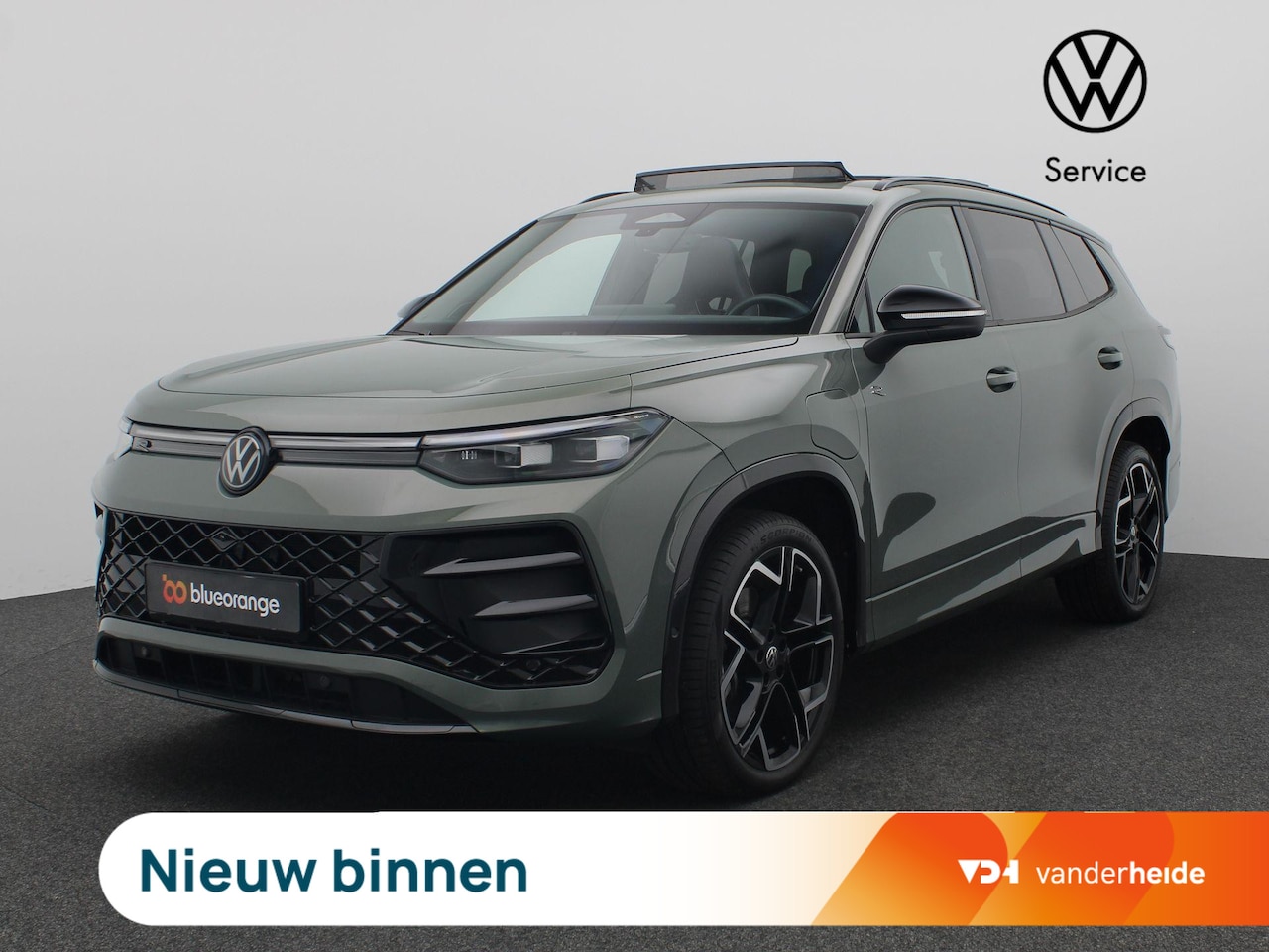 Volkswagen Tayron - 1.5 eHybrid R-Line Edition 272PK DSG SOH 100%, Panoramadak, Trekhaak, Head-Up Display, Bla - AutoWereld.nl