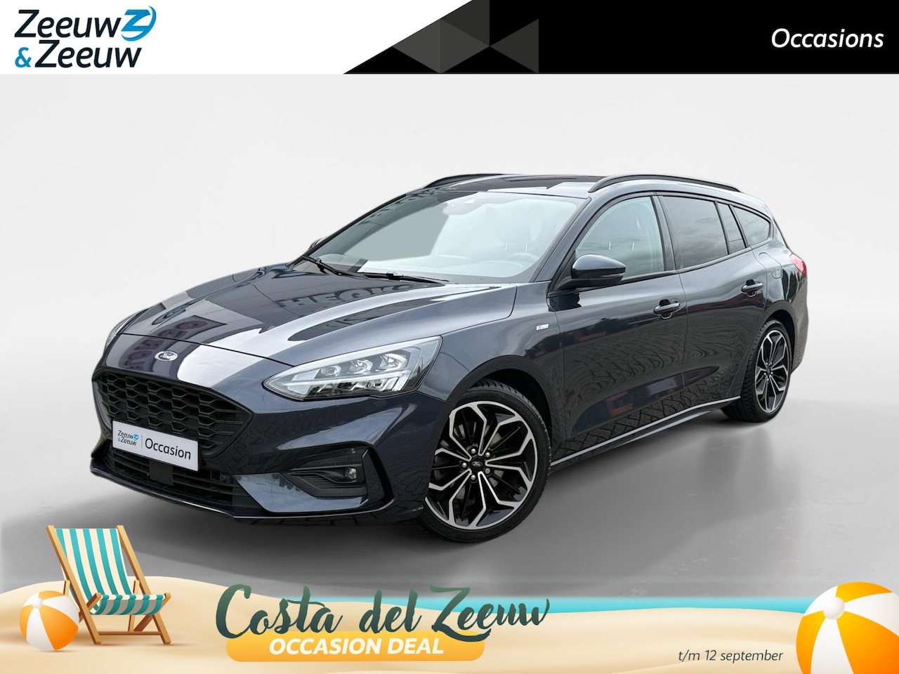 Ford Focus Wagon - 1.0 EcoBoost ST Line Business | Trekhaak | Winterpack | B&O Audio | 18" inch velgen | Park - AutoWereld.nl