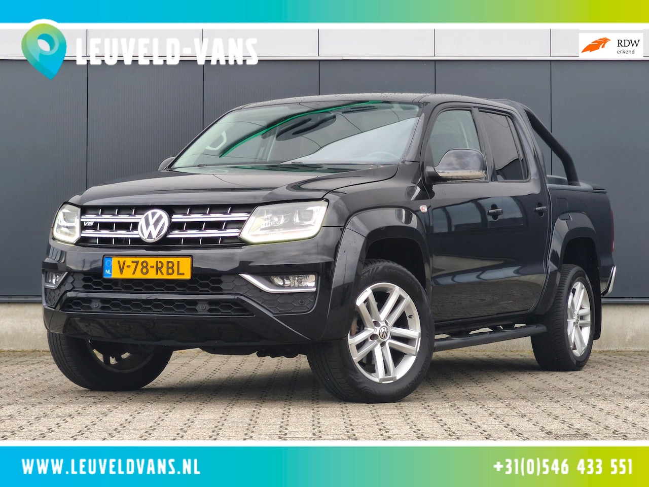 Volkswagen Amarok - 3.0 V6 TDI 4MOTION 8V DSG 3300KG TREKHAAK LEER STOELVERWARMING - AutoWereld.nl
