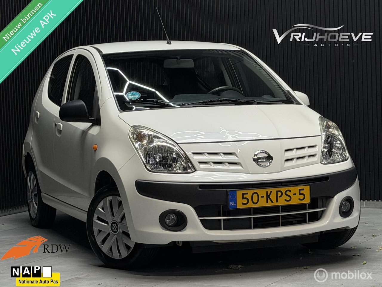 Nissan Pixo - 1.0 Acenta|NIEUW APK|NAP|AIRCO|ELEKRAMEN - AutoWereld.nl