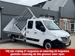 Renault Master - T35 2.3 dCi L3 DC Airco 3 zijden kipper Telefoonverbinding Bluetooth Open laadbak Pick-up