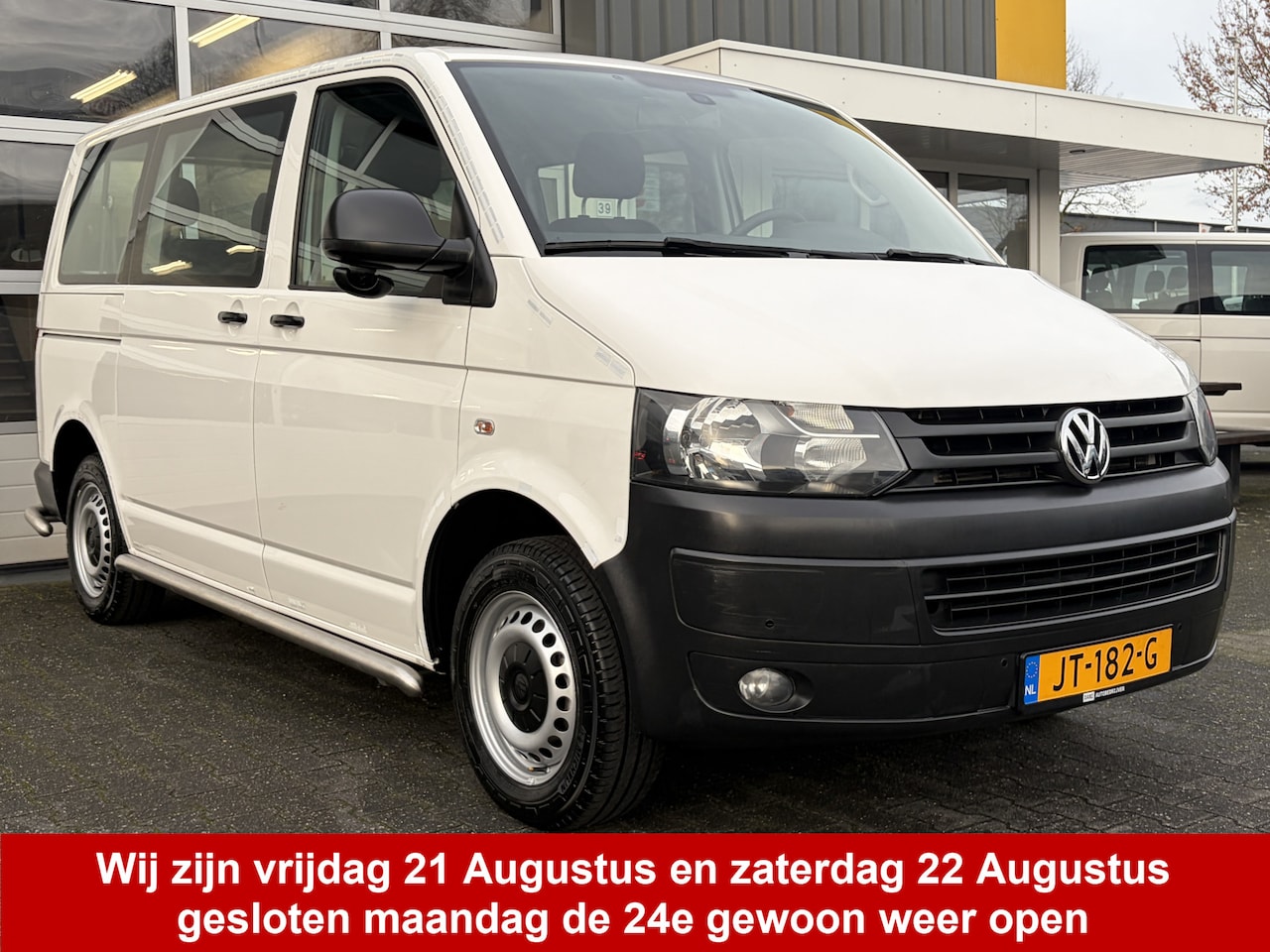 Volkswagen Transporter Kombi - 2.0 TDI L1H1 140pk DSG Automaat Btw en bpm vrij 9 persoons Trekhaak Airco Cruisecontrole e - AutoWereld.nl