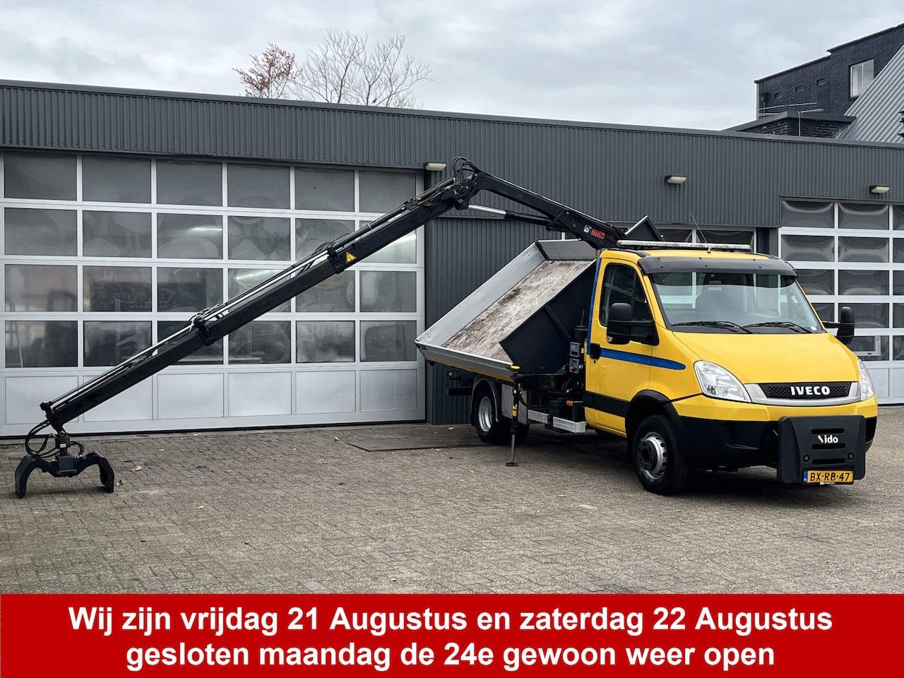 Iveco Daily - 65C15 Laadkraan Drie Zijdenkipper4050kg laadvermogen 2-Persoons Open laadbak Pick-up P-up - AutoWereld.nl