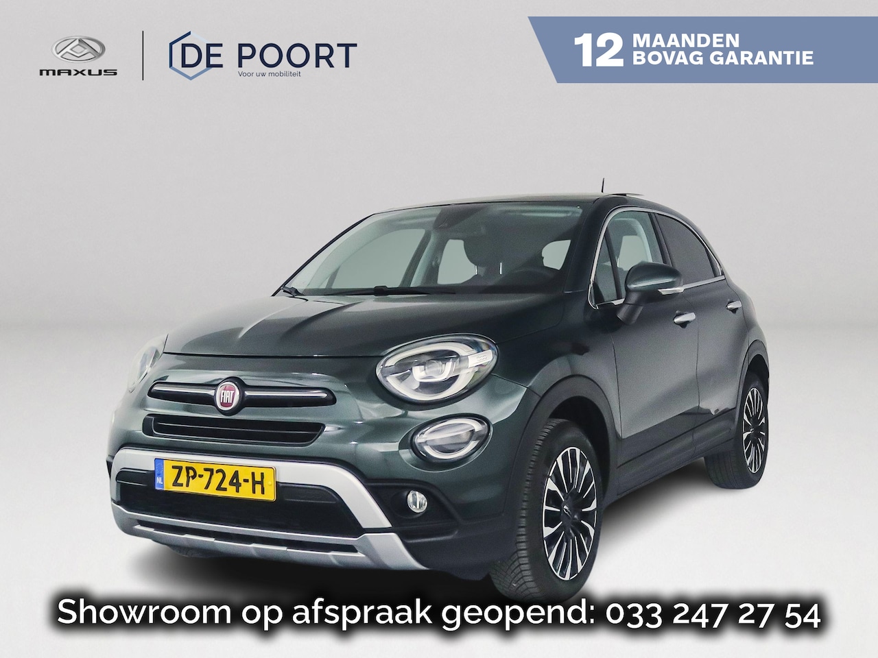 Fiat 500 X Cross - 1.3 GSE City Cross AUT. | Panoramadak | Park assist | Airco | Cruise control - AutoWereld.nl