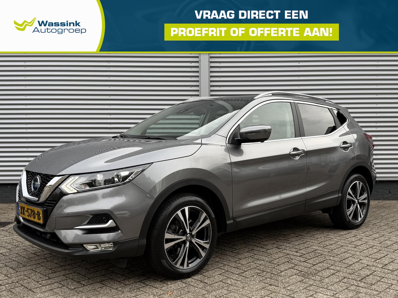 Nissan Qashqai - 1.2 N-Connecta | Trekhaak | Panoramadak | Navigatie | 360 Camera | Climate Control | - AutoWereld.nl