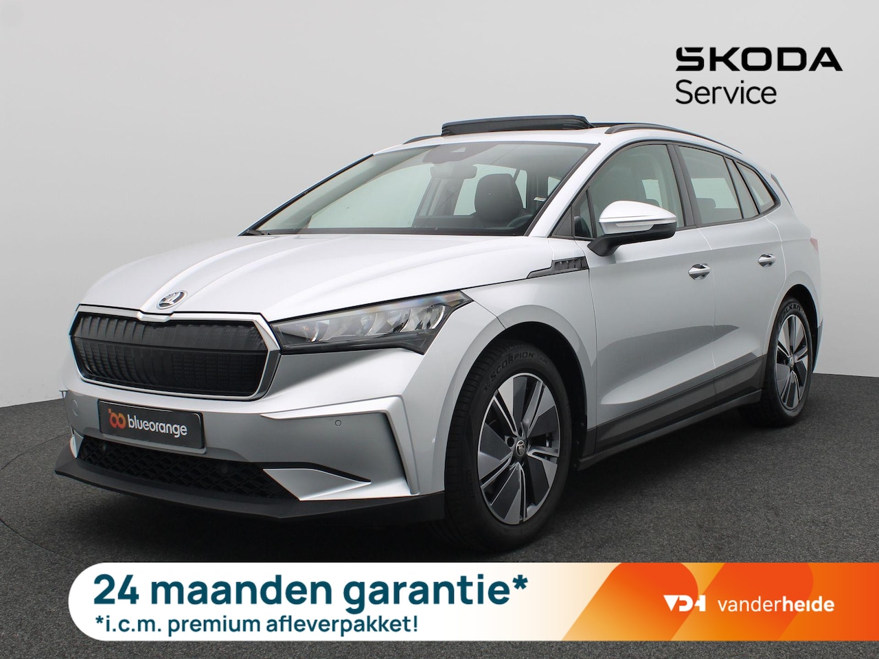 Skoda Enyaq iV - 60 Selection 180PK Aut. SOH 92,5%, Panoramadak, Trekhaak, Dodehoek detectie, Warmtepomp, L - AutoWereld.nl