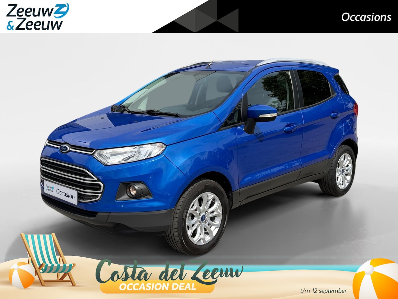 Ford EcoSport - 1.0 EcoBoost Titanium | Airco | Trekhaak | Aantrekkelijke km-stand - AutoWereld.nl