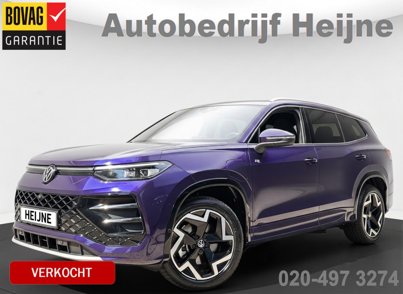 Volkswagen Tayron - 1.5 eHybrid DSG R-LINE SPORT 360° CAMERA/HARMAN-KARDON/TREKHAAK *** - AutoWereld.nl