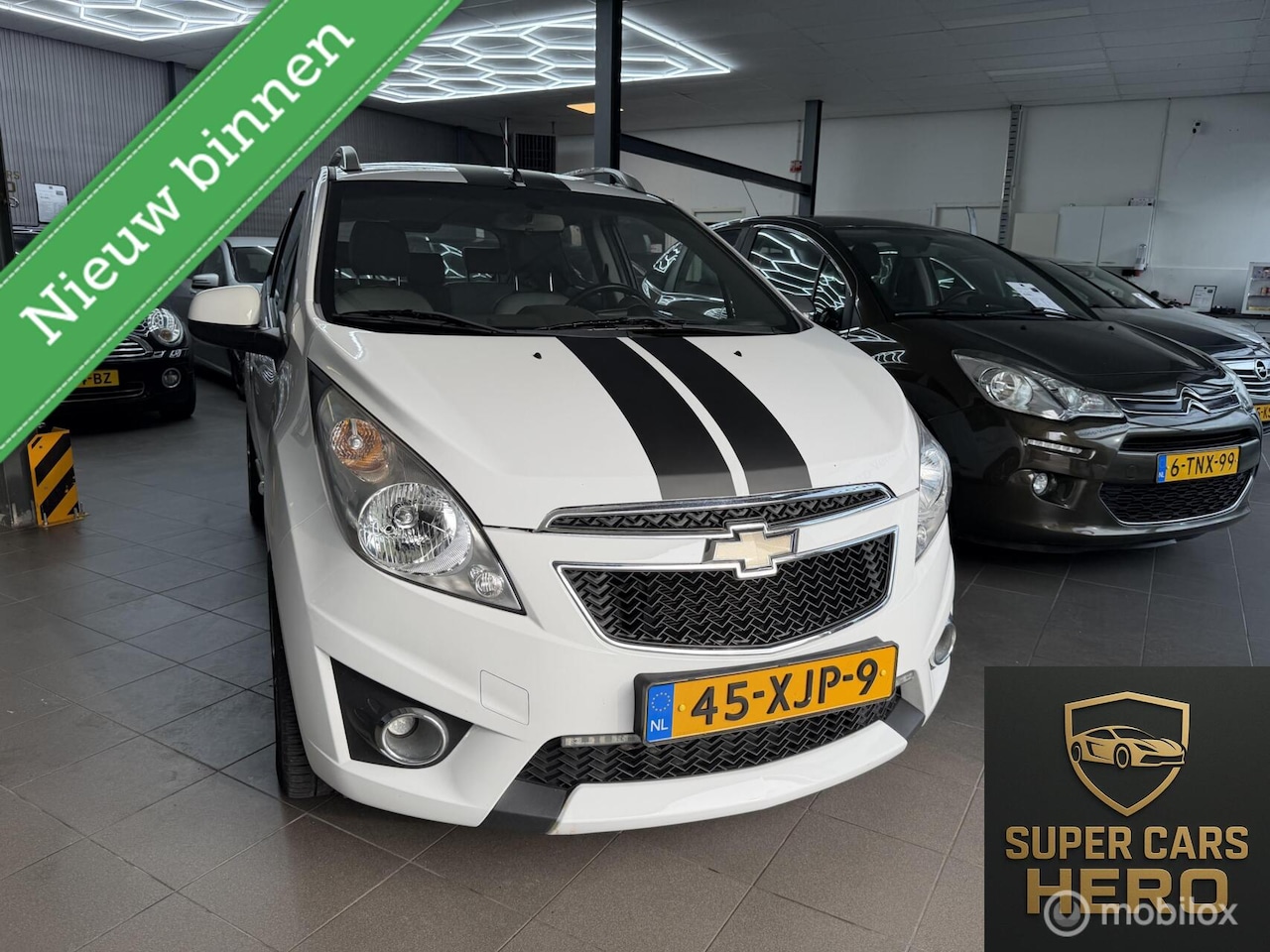 Chevrolet Spark - 1.0 16V LT White Limited Edition Bi-Fuel - AutoWereld.nl