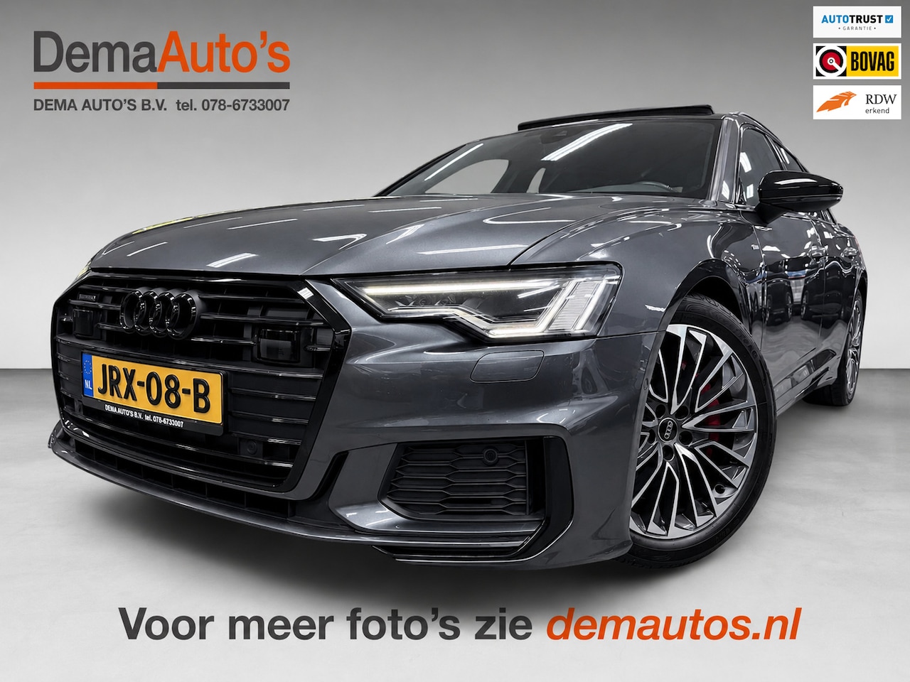 Audi A6 Avant - 55 TFSI e-quattro NW-PRIJS 98DEURO 3X S-LINE BLACK-LINE SOH-TEST/PANO/B&O/SFEERVERL/M-STOE - AutoWereld.nl