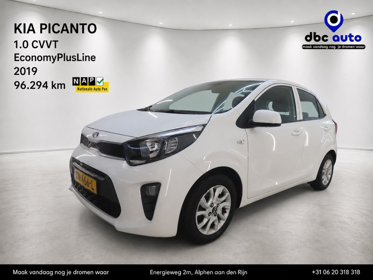 Kia Picanto - 1.0 CVVT EconomyPlusLine 1.0 CVVT EconomyPlusLine - AutoWereld.nl