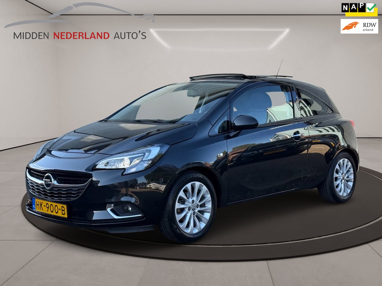Opel Corsa - 1.4 Cosmo * AUTOMAAT * SCHUIFDAK * STUUR/STOELVERWARMING * - AutoWereld.nl