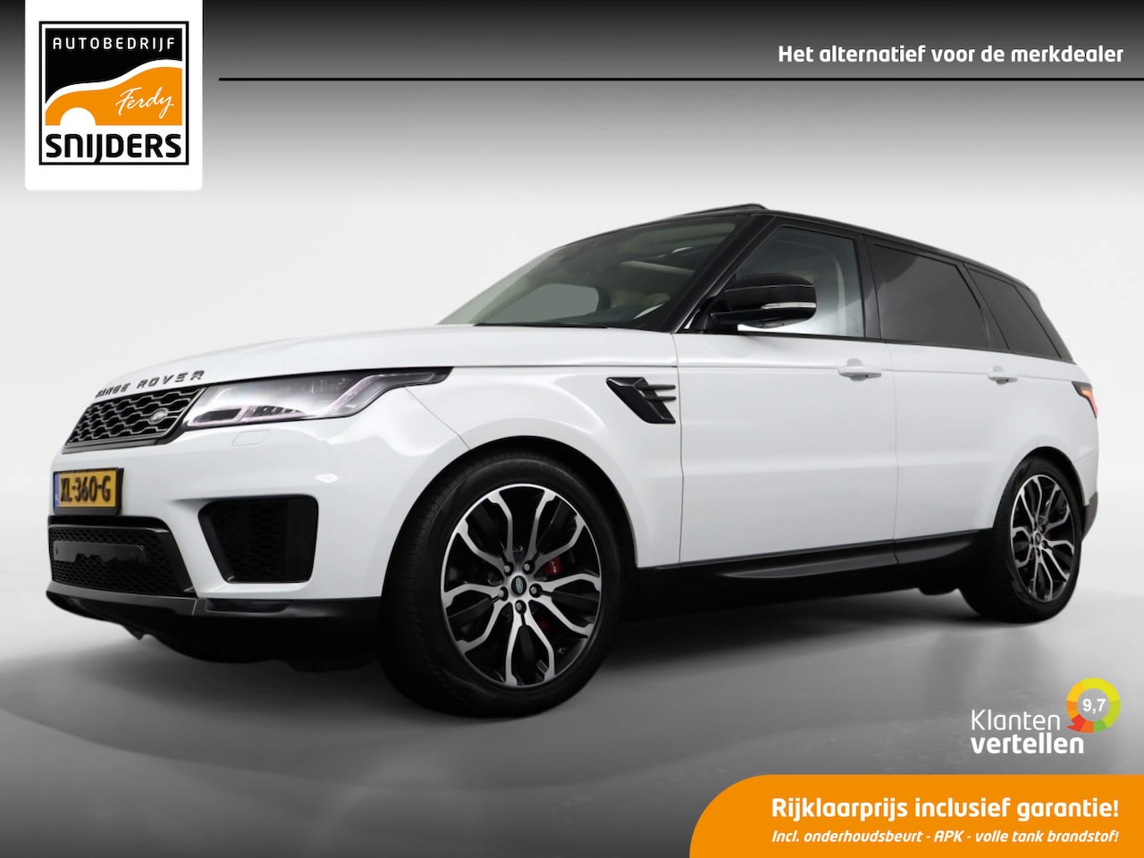 Land Rover Range Rover Sport - Black Optic P400e HSE Signature Dynamic, Orig.NL | Pano | Leer | Navi | Luchtvering | Matr - AutoWereld.nl