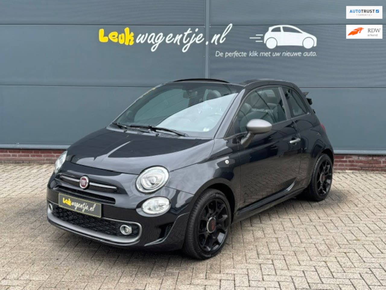 Fiat 500 C - 0.9 TwinAir Turbo Sport Cabrio 105 PK zesbak - AutoWereld.nl