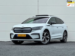 Skoda Enyaq iV - 60 Sportline Org NL Pano Hud Canton Warmtepomp SOH 93% Crystal Grille 360 Camera Stoelverw