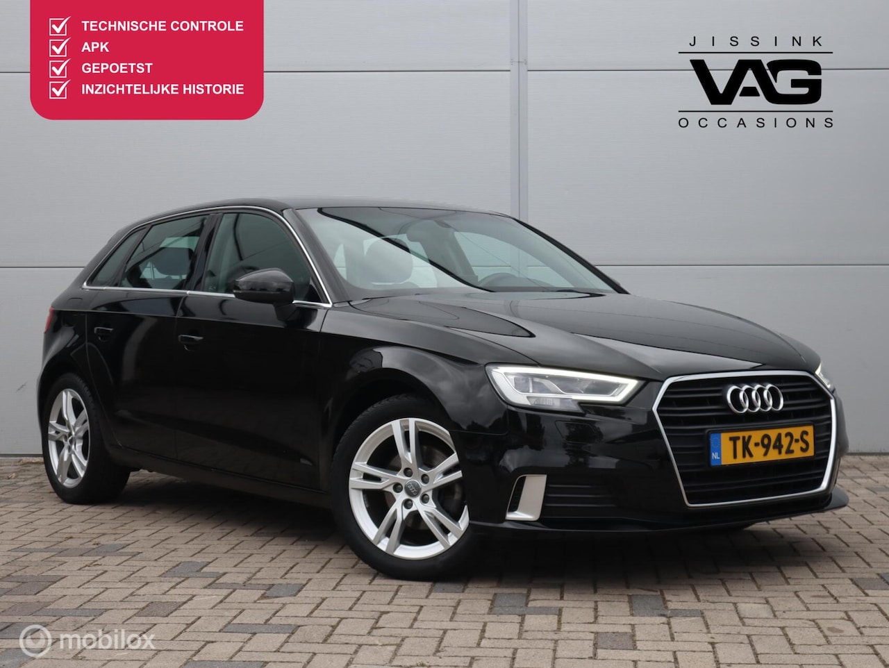 Audi A3 Sportback - 1.0 TFSI LED pdc Airco Cruise Navi 17 inch - AutoWereld.nl