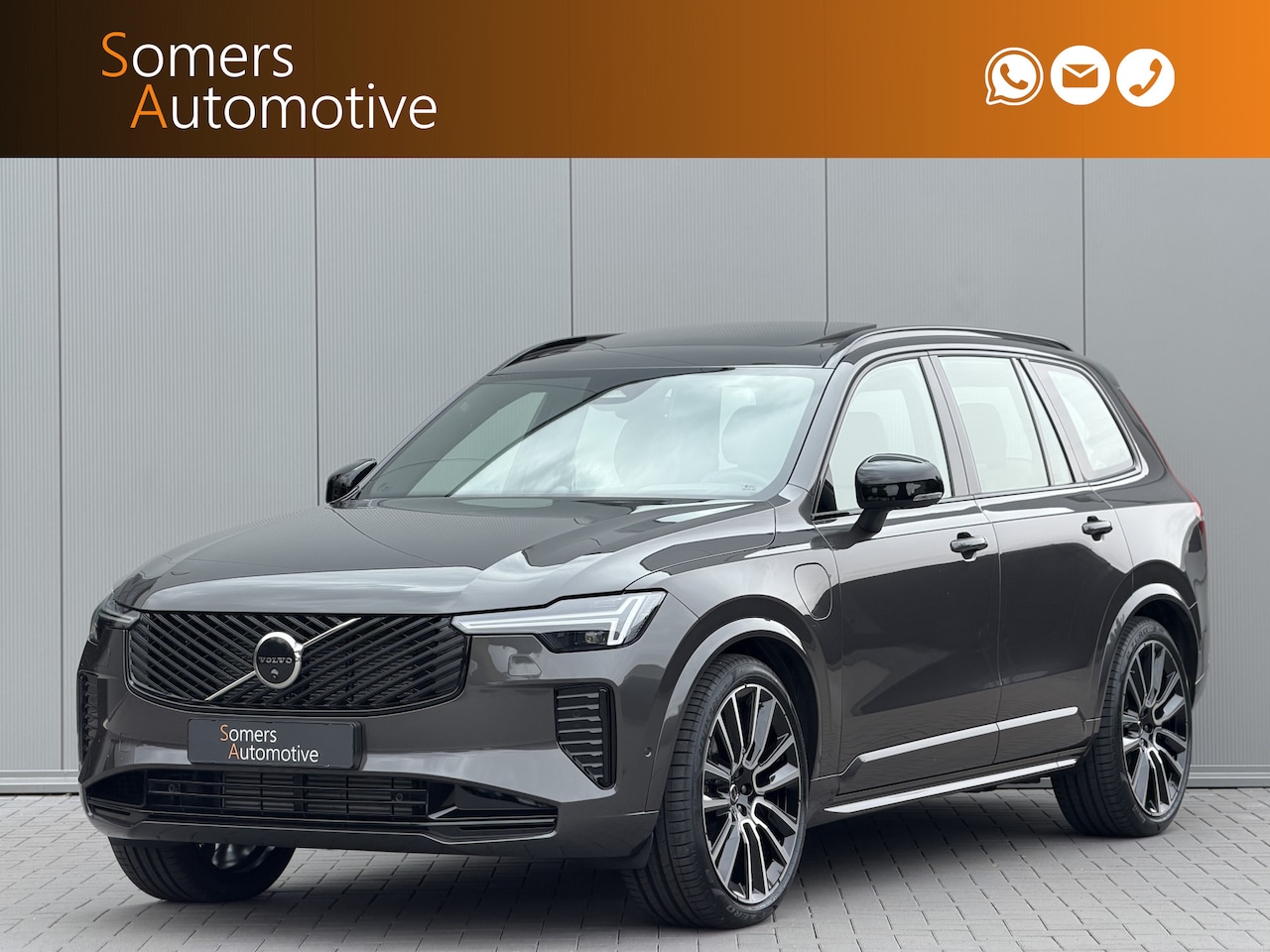 Volvo XC90 - T8 Plug-in hybrid AWD Ultra Dark | Panorama | Luchtvering | B&W | Massage + Ventilatie | A - AutoWereld.nl