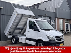 Mercedes-Benz Sprinter - 211 2.2 CDI Kipper Airco Trekhaak 3 persoons Open laadbak Navigatie Pick-up p-up 1e Eigena