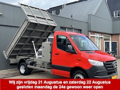 Mercedes-Benz Sprinter - 514 2.2 CDI Kipper Airco Trekhaak 3500kg trekgewicht Telefoonverbinding 3-Persoons Gereeds