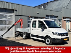 Volkswagen Crafter - 35 2.0 TDI L3 Fassi Laadkraan M15A Trekhaak 3500 kg trekgewicht Airco Apple carplay Cruise