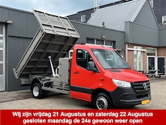 Mercedes-Benz Sprinter - 514 2.2 CDI Kipper Airco Trekhaak 3500kg trekgewicht Telefoonverbinding 3-Persoons Gereeds