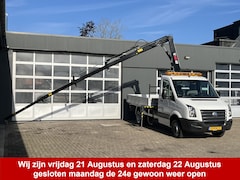 Volkswagen Crafter - 35 2.5 TDI L2 HIAB 035 laadkraan Trekhaak 3000kg trekgewicht Airco Tachograaf Pto Openlaad