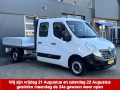 Renault Master - T35 2.3 dCi L3 DC Airco Cruise controle Trekhaak 2500kg trekgewicht Pick-up Openlaadbak Te