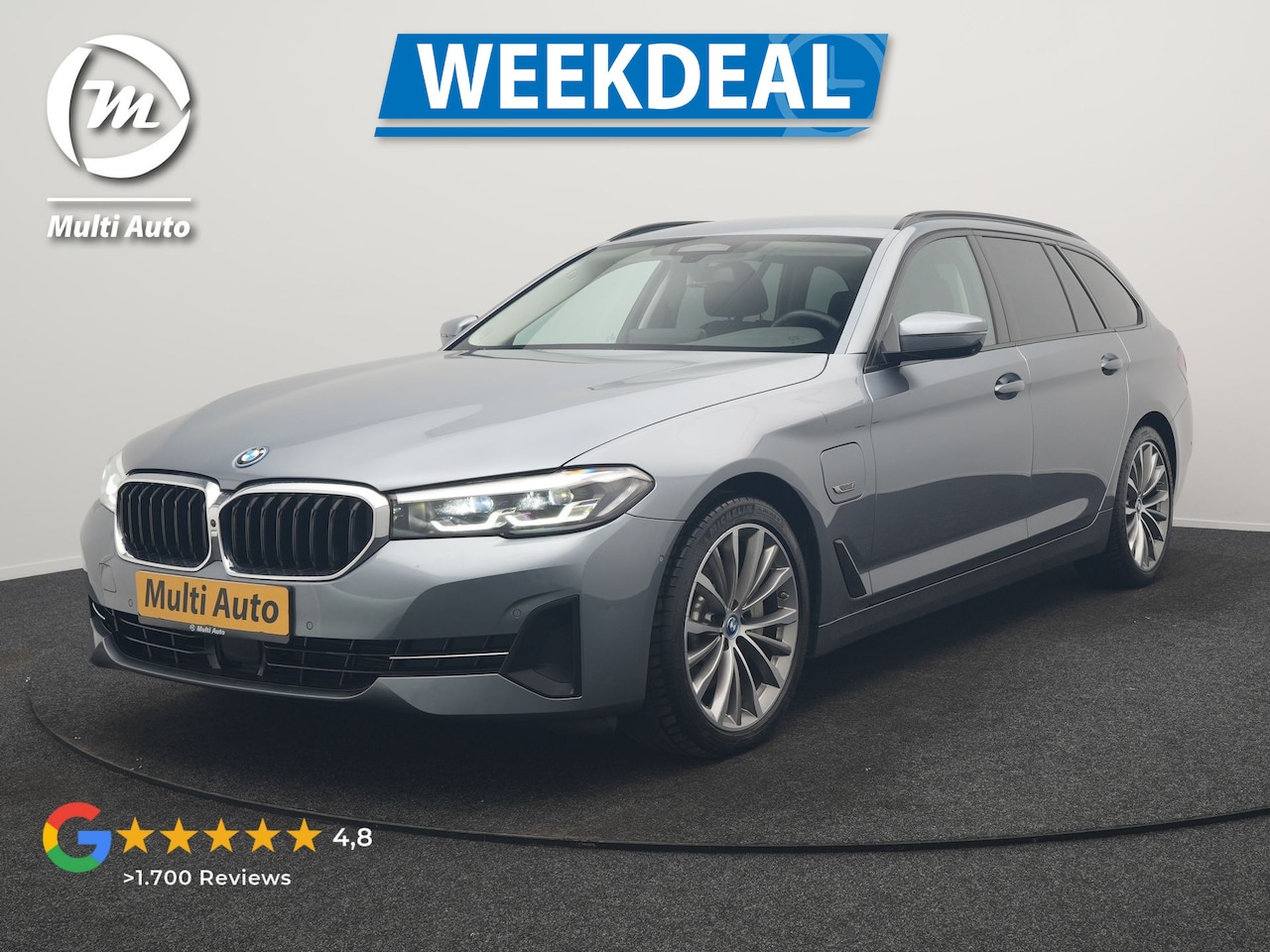 BMW 5-serie Touring - 530e Business Edition Plus PHEV 293pk Dealer O.H. | Trekhaak Af Fabriek | Adaptive Cruise - AutoWereld.nl