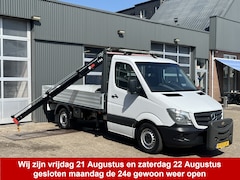 Mercedes-Benz Sprinter - 314 2.2 CDI 366 3500kg Trekgewicht Pick up Openlaadbak HIAB laadkraan T-CLX 013 Airco Euro