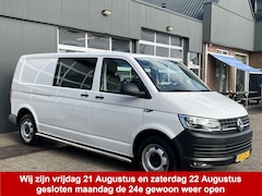 Volkswagen Transporter - 2.0 TDI L2H1 DC 4Motion 150pk 4x4 Dubbele schuifdeur Airco Cruise controle Trekhaak 2500kg