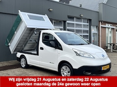 Nissan e-NV200 - 24KWh Marge BTW VRIJ Elektrische Kipper Openlaadbak met Airco Cruise controle Telefoonverb
