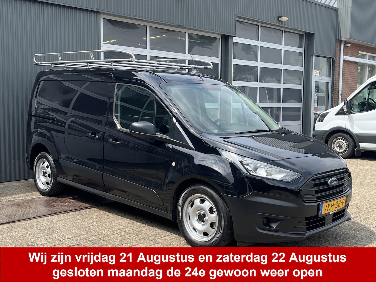 Ford Transit Connect - 1.5 EcoBlue L2 Airco 2-Persoons Trekhaak 1200kg trekgewicht Schuifdeur Imperiaal Parkeerse - AutoWereld.nl