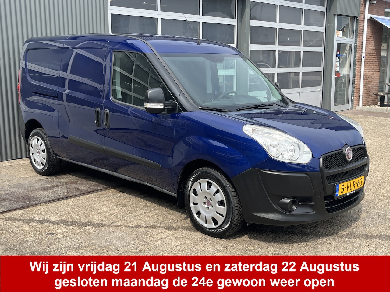 Fiat Doblò Cargo - 1.4 SX Maxi Dubbele schuifdeur L2 H1 Airco Stuurwielbediening 2-Persoons Parkeersensoren a - AutoWereld.nl