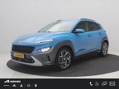 Hyundai Kona - 1.6 GDI HEV Premium / Trekhaak / Lederen bekleding / 1ste Eigenaar / Dealer onderhouden /