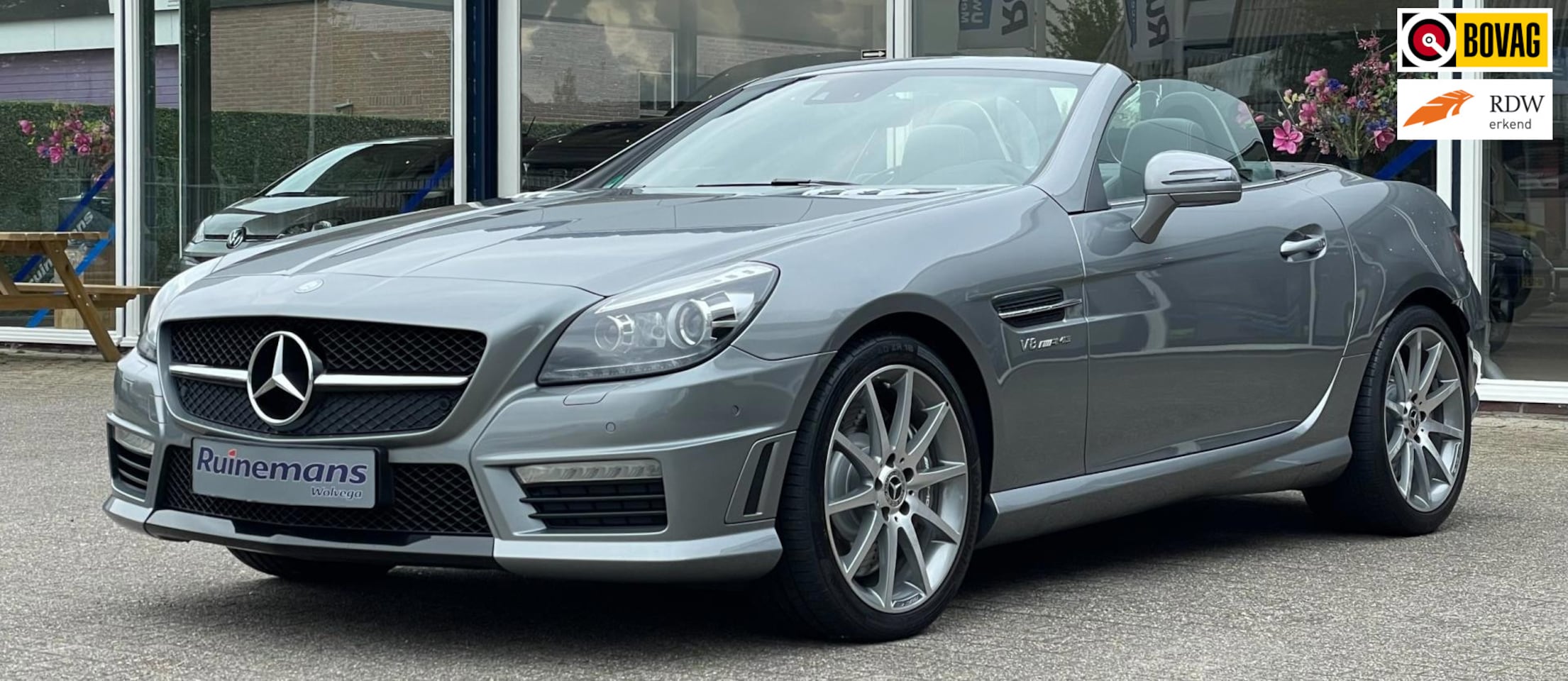 Mercedes-Benz SLK-klasse - 55 AMG / MAGIC SKY / NAPPA / ILS / HARMAN - AutoWereld.nl