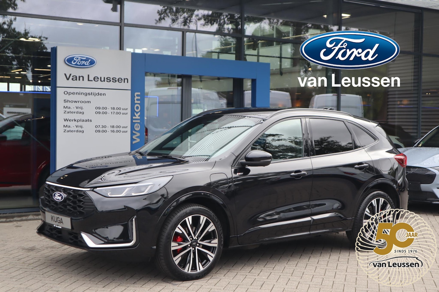 Ford Kuga - 2.5 PHEV ST-LINE-X 20"LMV LED-PAKKET HEAD-UP EL-STOELEN+MEMORY BLIND-SPOT HALF-LEDER 4JR/1 - AutoWereld.nl