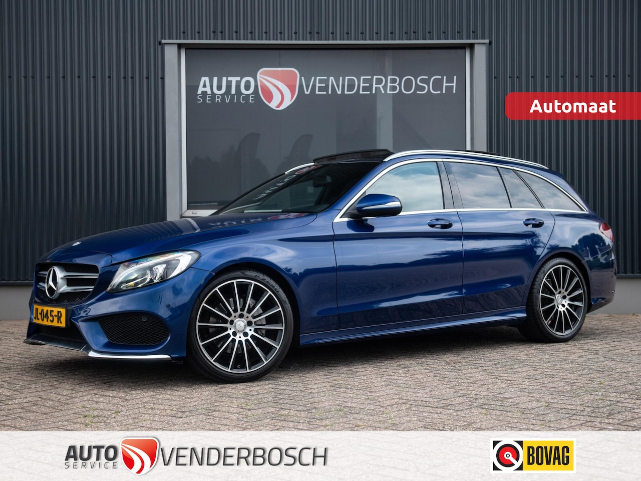 Mercedes-Benz C-klasse Estate - 180 Edition 1 157pk AMG Line | Pano | Burmester | Trekhaak - AutoWereld.nl