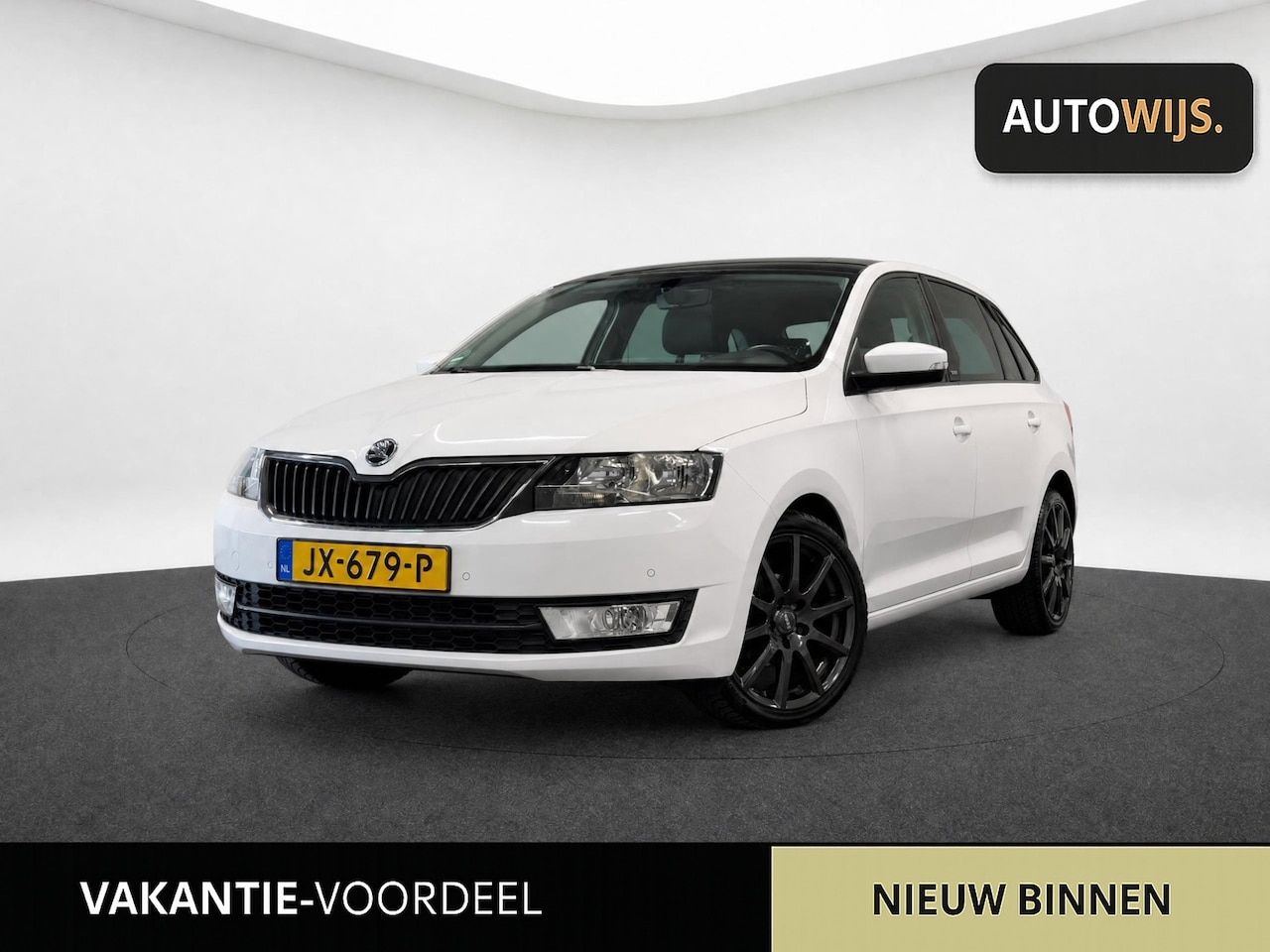Skoda Rapid Spaceback - 1.2 TSI Greentech JOY|AUT|PANO|PDC|NAVI|NL AUTO - AutoWereld.nl