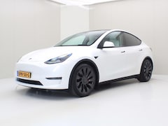 Tesla Model Y - Performance 534pk AWD 90.9% SoH [ TREKHAAK+FSD+WIT LEDER+21 INCH+WARMTEPOMP+RYZEN ]