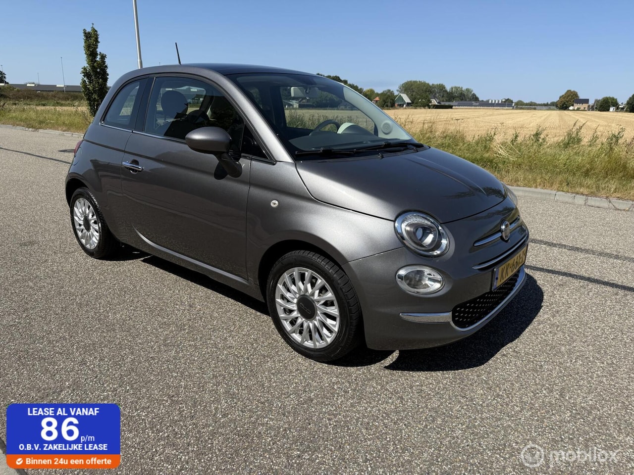 Fiat 500 - 0.9 Lounge - Lederen Bekleding - Panorama - AutoWereld.nl