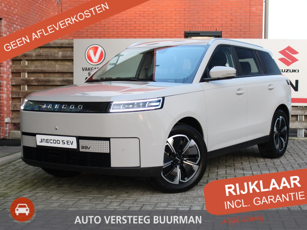 Jaecoo 5 - EV Exclusive 61 kWh Luxe verwarmde en gekoelde stoelen, Apple carplay Android auto, Panora - AutoWereld.nl
