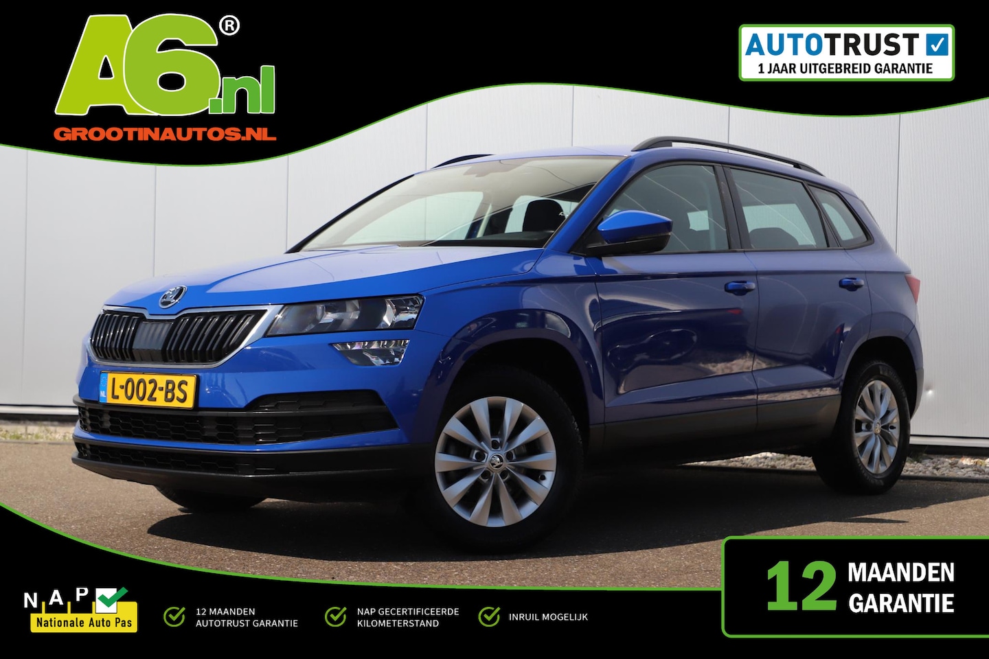 Skoda Karoq - 1.0 TSI Business Edition Trekhaak Navigatie Carplay Android Climate Adaptive Cruise LMV Pa - AutoWereld.nl