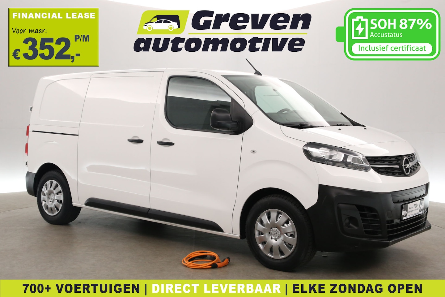 Citroën ë-Jumpy - Opel Vivaro-e L2H1 75 kWh | Snelladen | SOH 87% | Airco | Cruise | 3 Zits | Carplay | Park - AutoWereld.nl