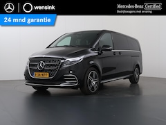 Mercedes-Benz V-klasse - 300d | XL L3 | AMG | 4-MATIC | Dubbele Cabine | 360 CAMERA | DISTRONIC PLUS | LEDER ZWART