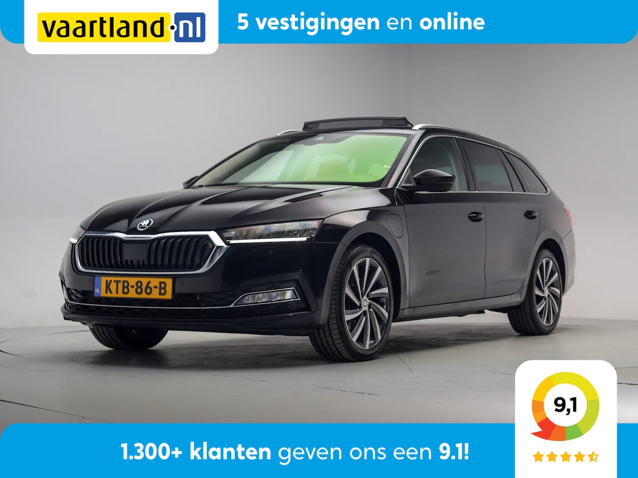 Skoda Octavia Combi - 1.4 TSI iV PHEV Style [ Pano Virtual Stoelverwarming ] - AutoWereld.nl