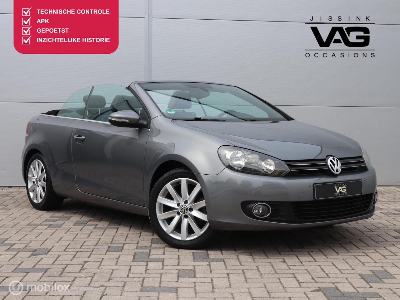 Volkswagen Golf Cabriolet - 1.2 TSI Leer Navi LED Cruise Clima - AutoWereld.nl
