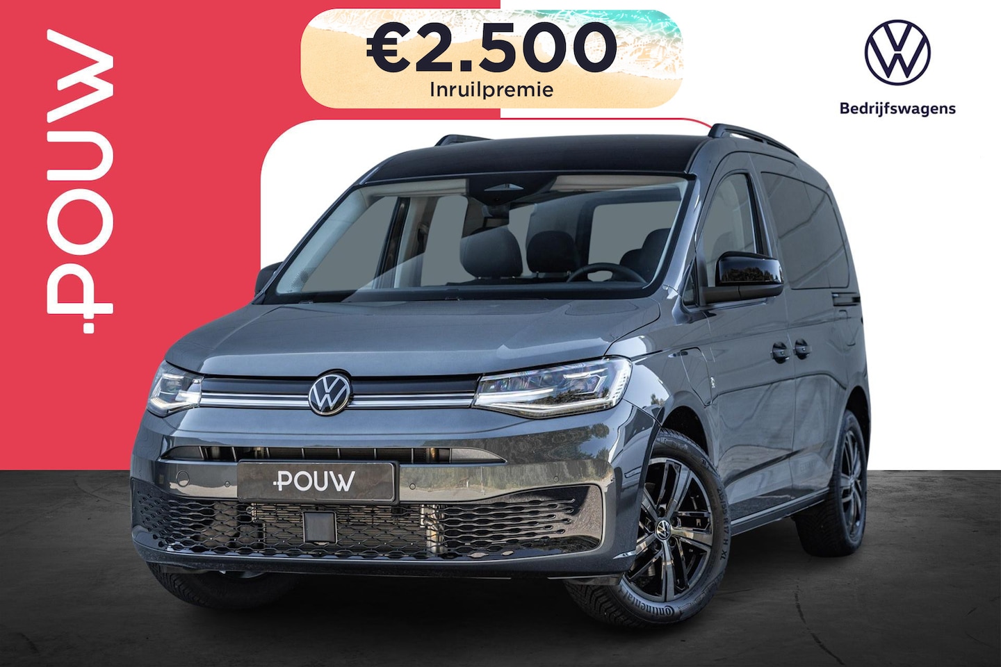 Volkswagen Caddy - Kombi 1.5 TSI Hybride Limited Edition | Trekhaak | Winter Pakket | Navigatie - AutoWereld.nl