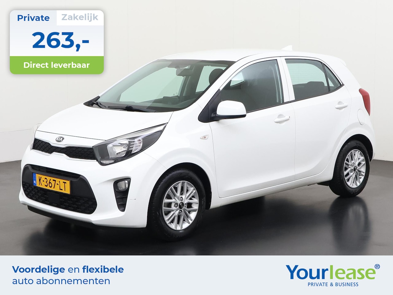 Kia Picanto - 1.0 DPi DynamicLine | All-in 263,- Private Lease | Direct uit voorraad - AutoWereld.nl